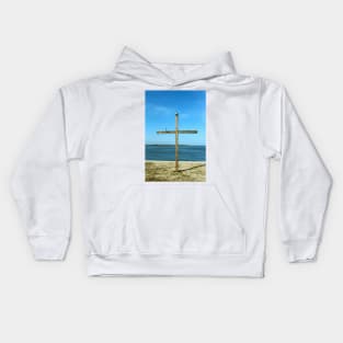 Seagulls On The Cross Kids Hoodie